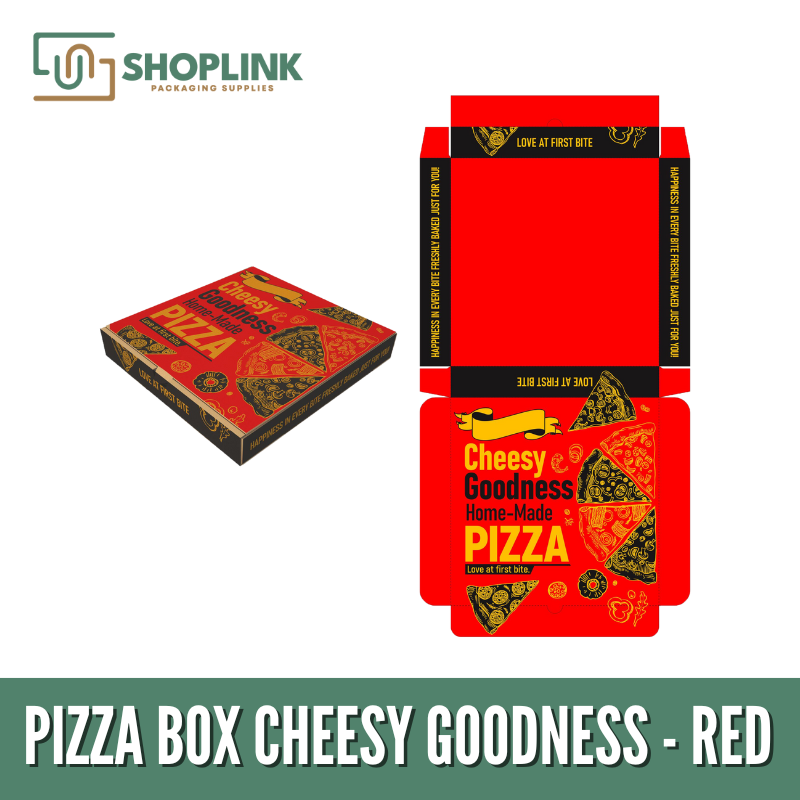 Pizza Box - Red Cheesy Goodness